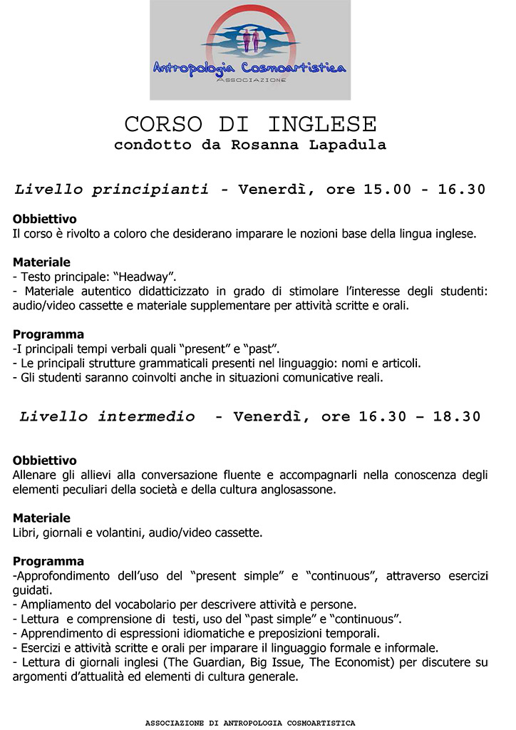 Corso Di Inglese Gratis Da Scaricare Pdf